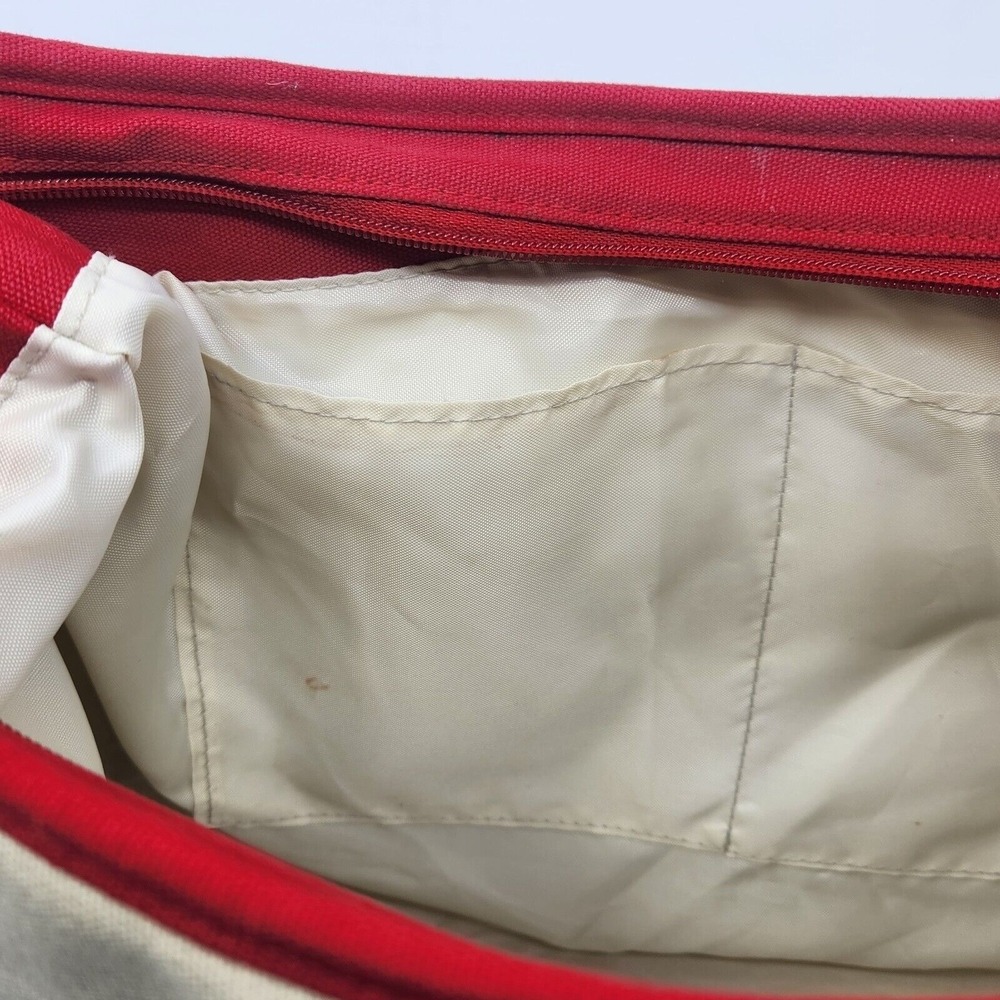 Vintage 2005 Hello Kitty Royal Crown Messenger Bag Sanrio Y2K Canvas Crossbody - Picture 12 of 16